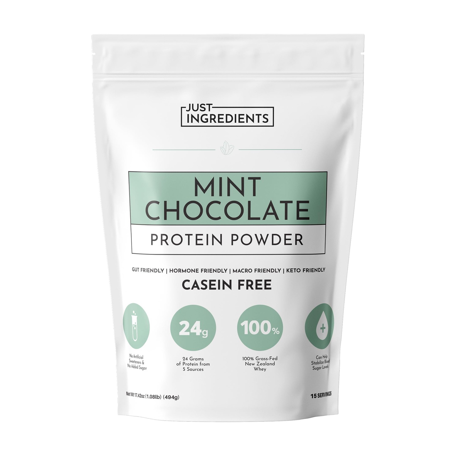Mint Chocolate Protein Powder | 15 Servings | 24g Grass-Fed New Zealand Whey …