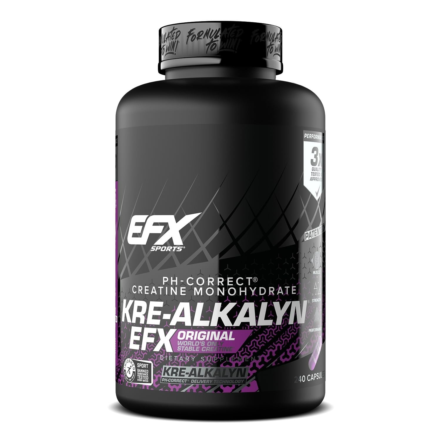 Kre-Alkalyn EFX Creatine Monohydrate Capsules | Vegan | Muscle Growth