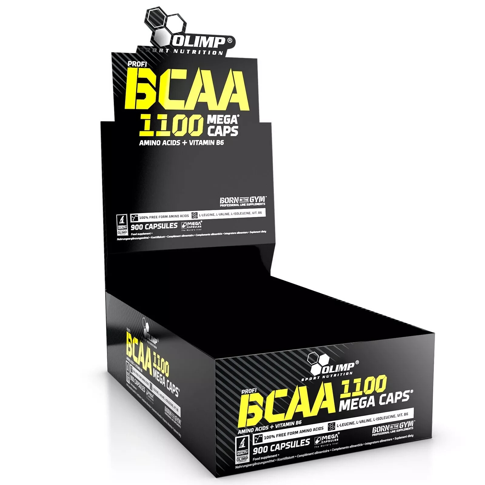 BCAA 1100 Mega Caps – muscle building, protection against breakdown,regeneration