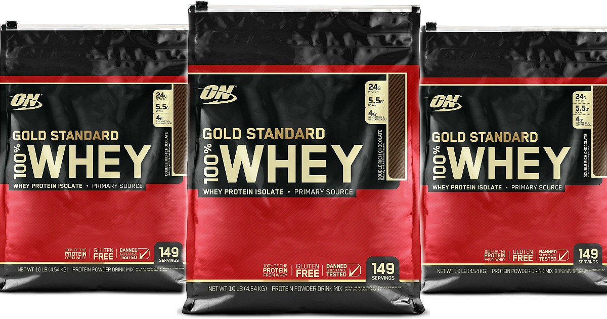 OPTIMUM NUTRITION 100% Gold Standard Whey Protein Double Rich Chocolate 10 lb