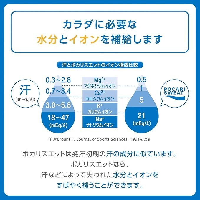 Otsuka POCARI SWEAT Ion Supply Drink 500ml x 24 bottles New Sports Drink From JP