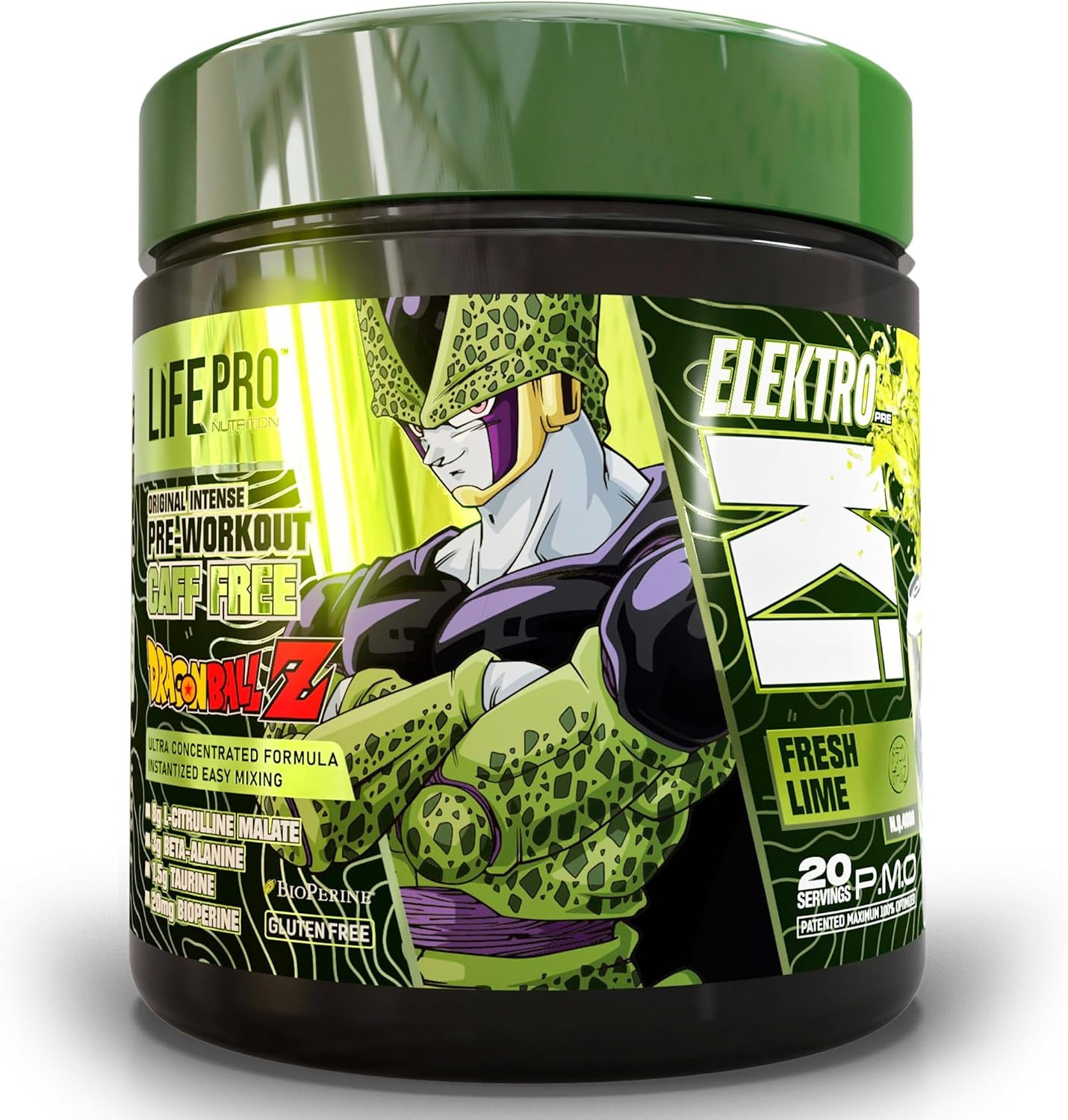 Life Pro Elektro Ki Dragon Ball Z Limited Edition 400G – Potente Preentreno Insp