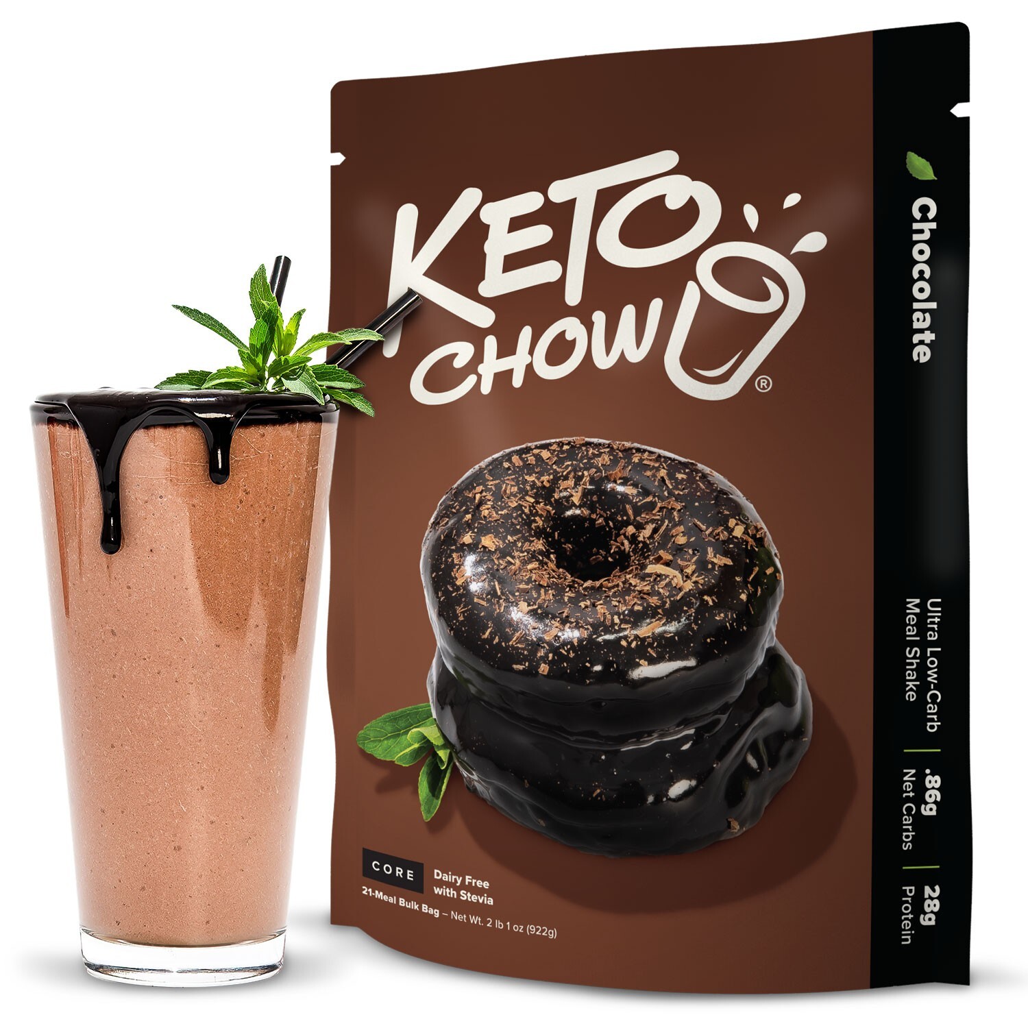Chocolate Keto Chow CORE – Stevia