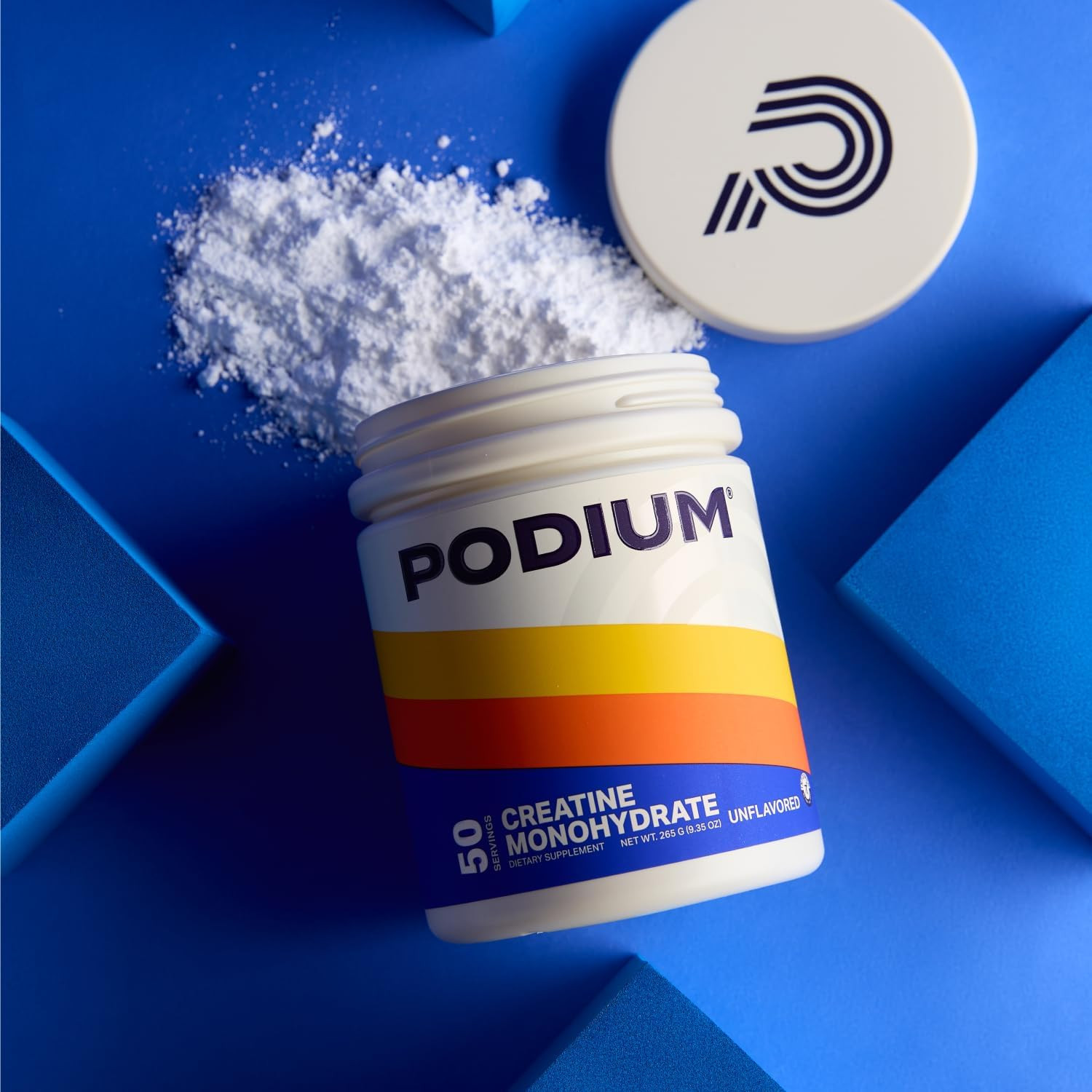 Podium Nutrition, Solos | Creatine Monohydrate, 50 Servings, Unflavored Exp 3/27