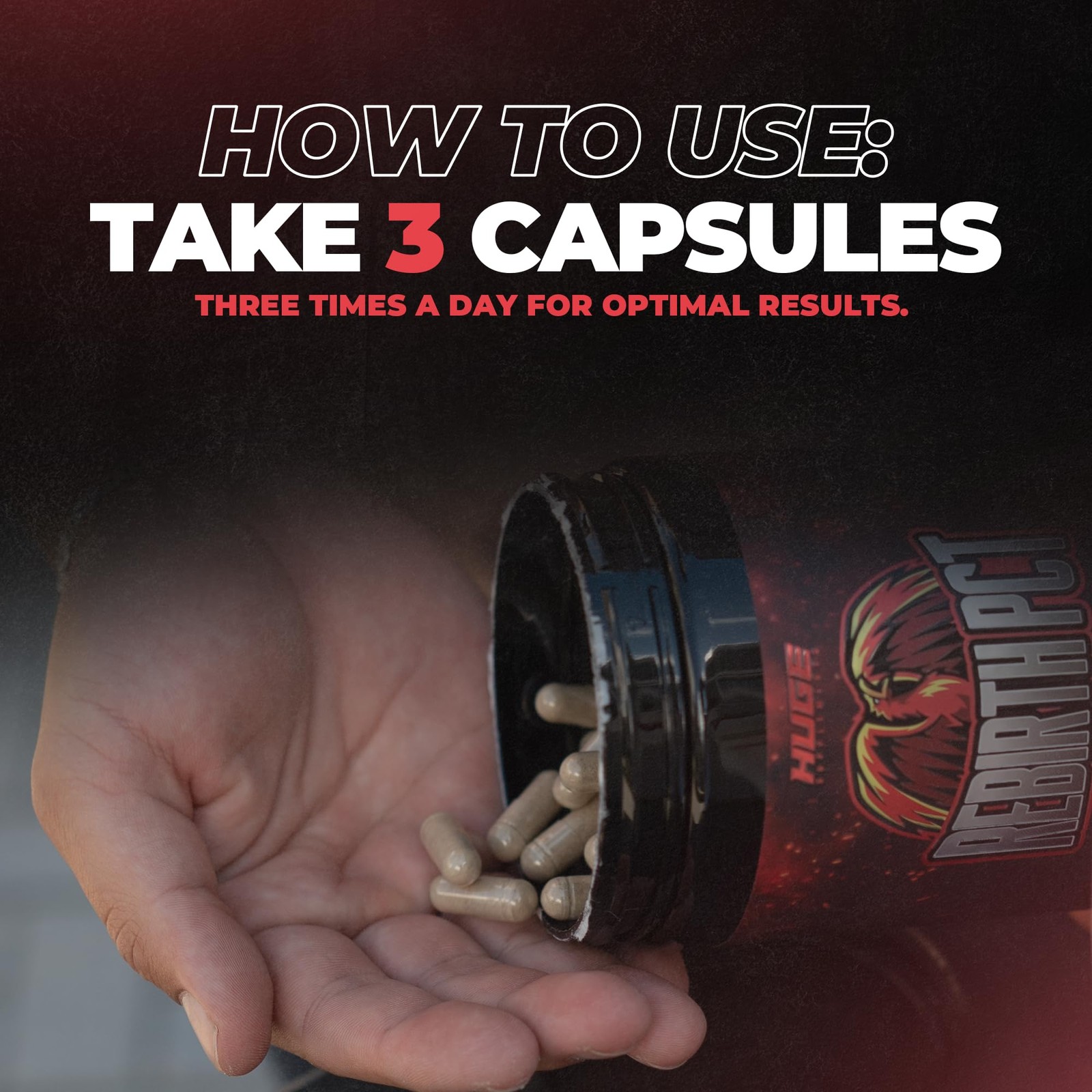 Rebirth PCT Supplement for Men, Most Stacked & Complete Post Cycle Therapy Fo…