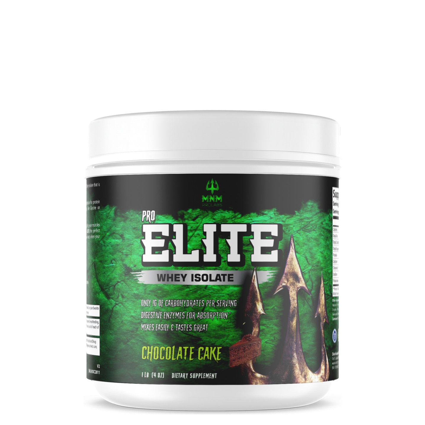 1lb PRO-ELITE Whey Isolate Chocolate Cake