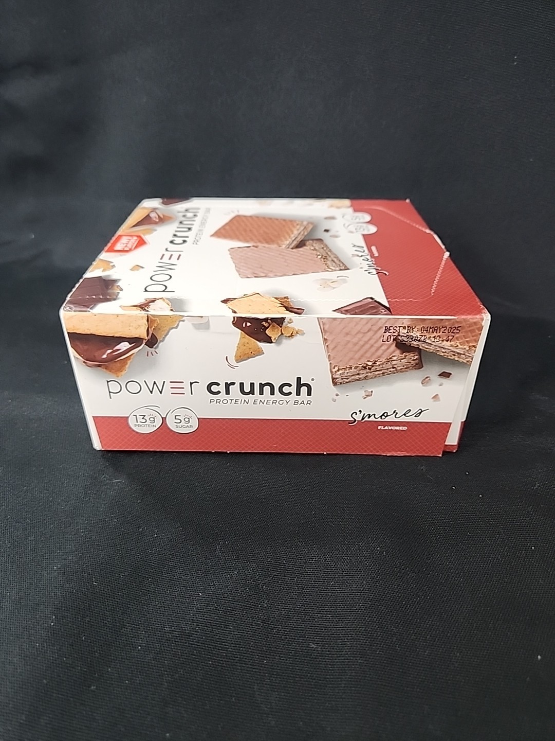 Power Crunch Protein Energy Bar, S’mores, 12 Bars, 1.4 oz (40 g) Each BB 12/25