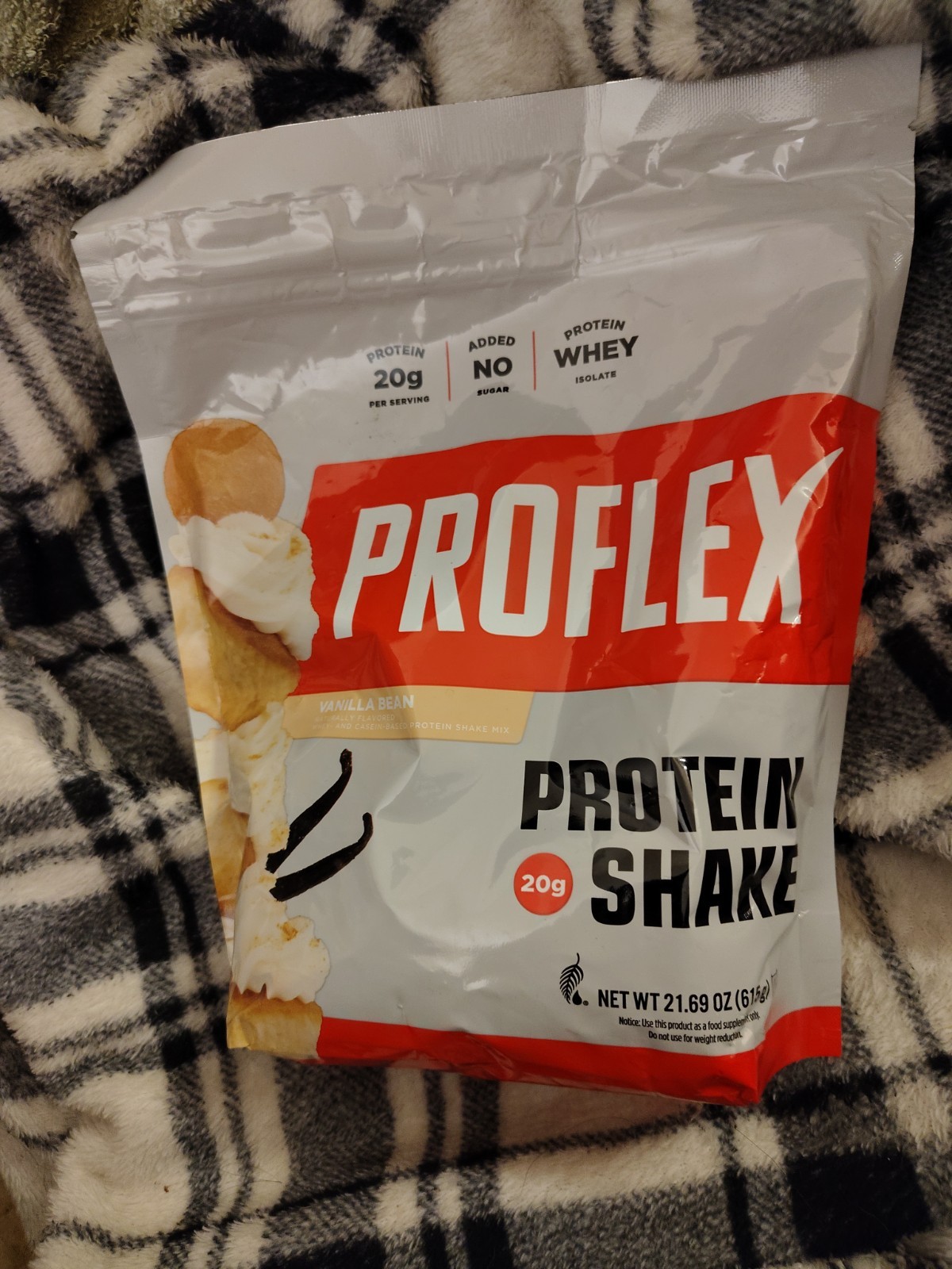 Melaleuca Proflex Protein Shake 21.69 oz Vanilla Bean 20g Protein 03/28 Exp.