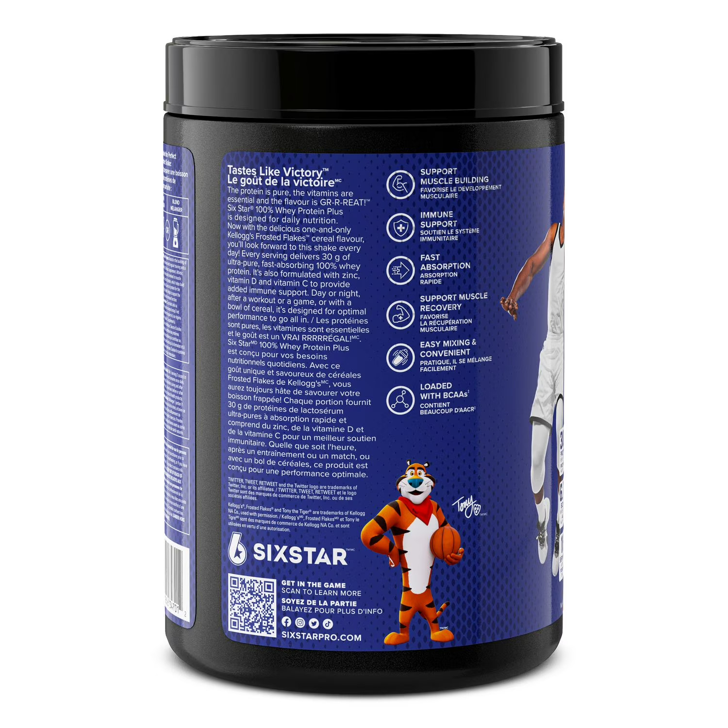 Six Star 100% Whey Protein Plus Kelloggs Frosted Flakes 1.81 lbs EXP 19 FEB/2027