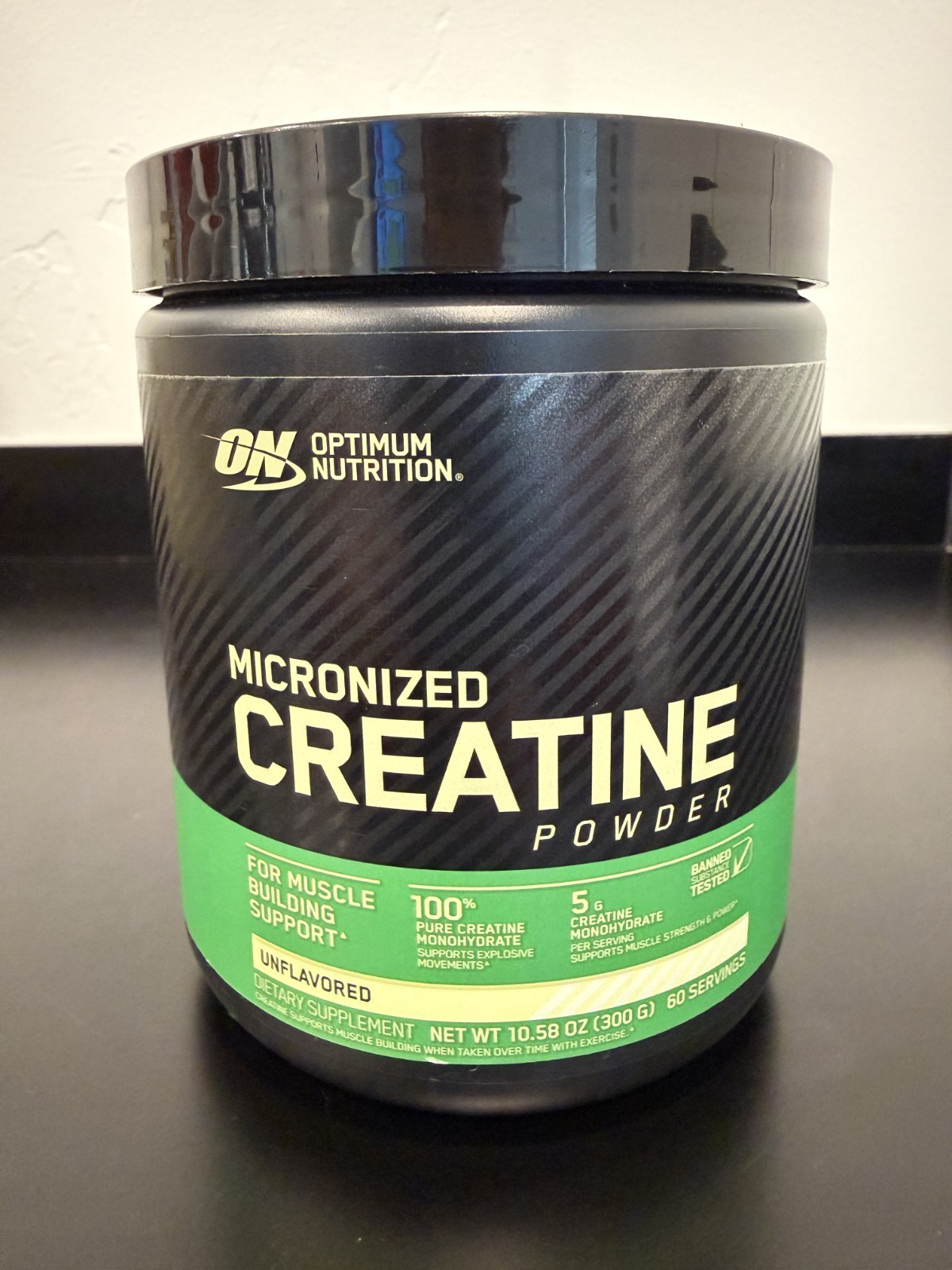 Optimum Nutrition Micronized Creatine Powder 60 Servings Unflavored Pack Of 2