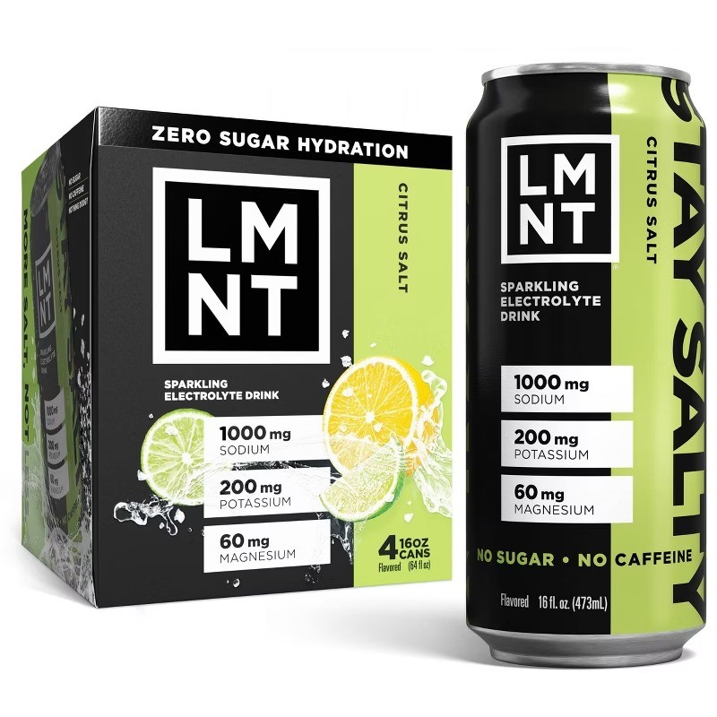 Citrus Salt Zero-Sugar Electrolytes Sports Drink – 4pk/16 fl oz
