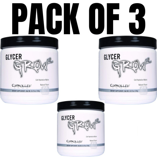 Controlled Labs Glycergrow Glycerol Pump Powder – 60 Servings (Pack of 3)