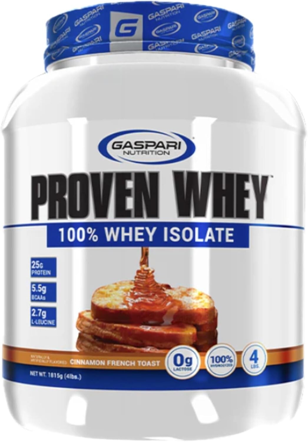 Gaspari Nutrition Proven Whey 100% Whey Isolate Protein 4LB Pick Flavor New