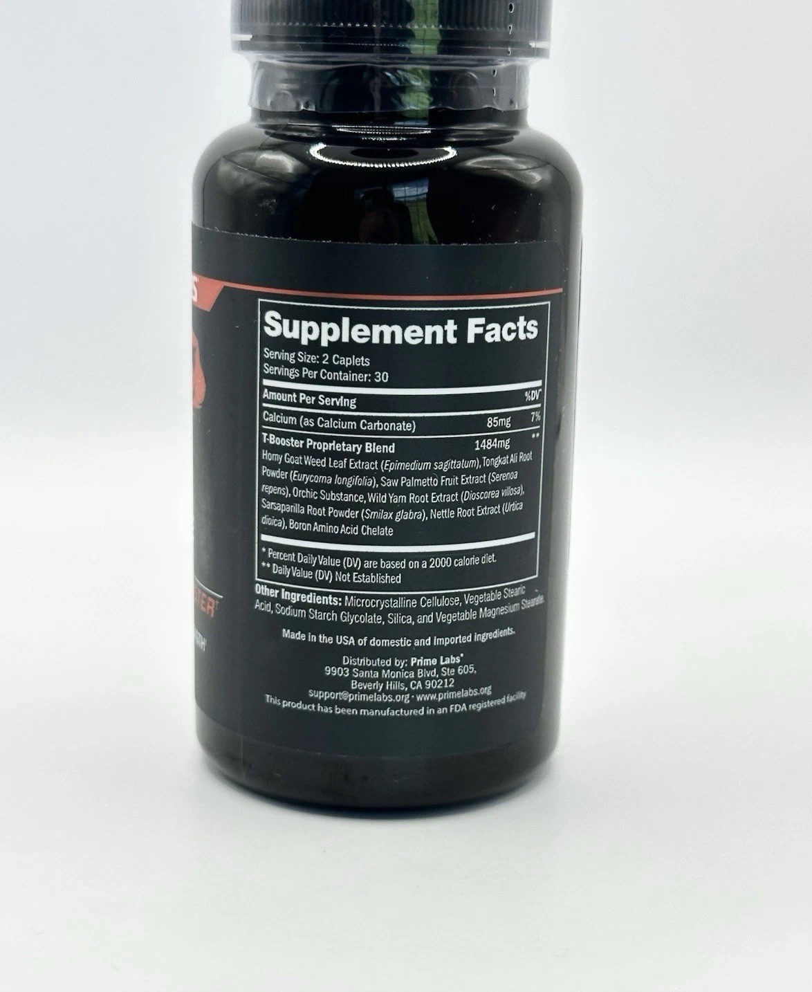 Prime Labs – Men’s Test Booster – Natural Stamina Endurance and Strength Booster
