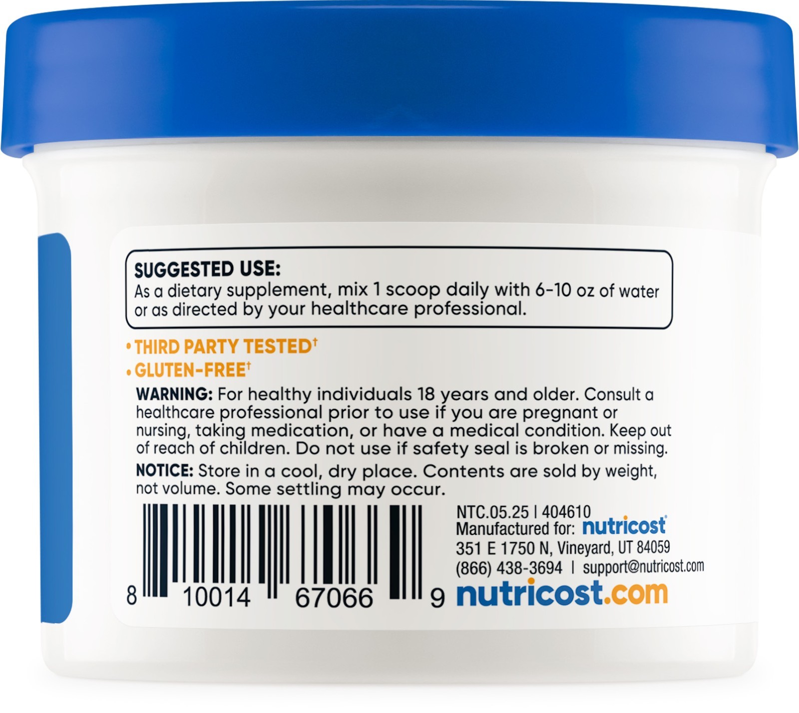 Nutricost Tudca Powder 25 Grams (Tauroursodeoxycholic Acid) – Gluten Free