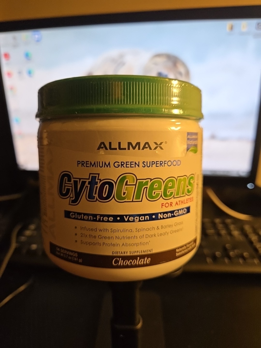 ALLMAX Nutrition – Cytogreens Super Greens Powder, Infused with Spirulina, Spina