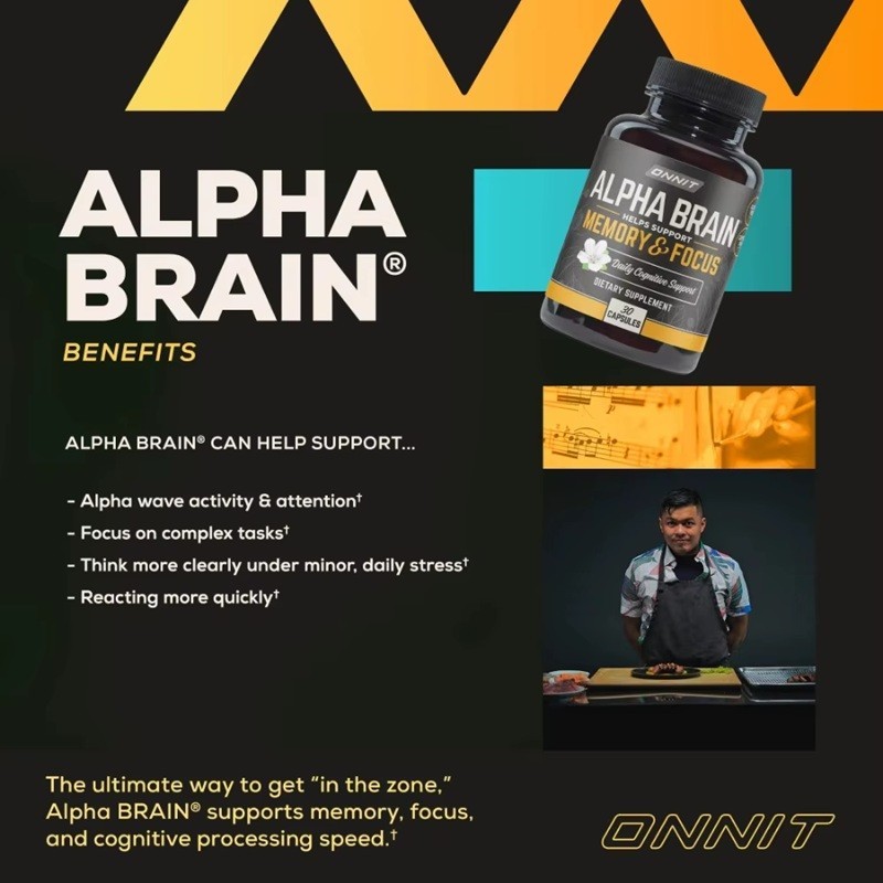 Alpha Brain Memory And Focus Brain and Cognitive Supplement