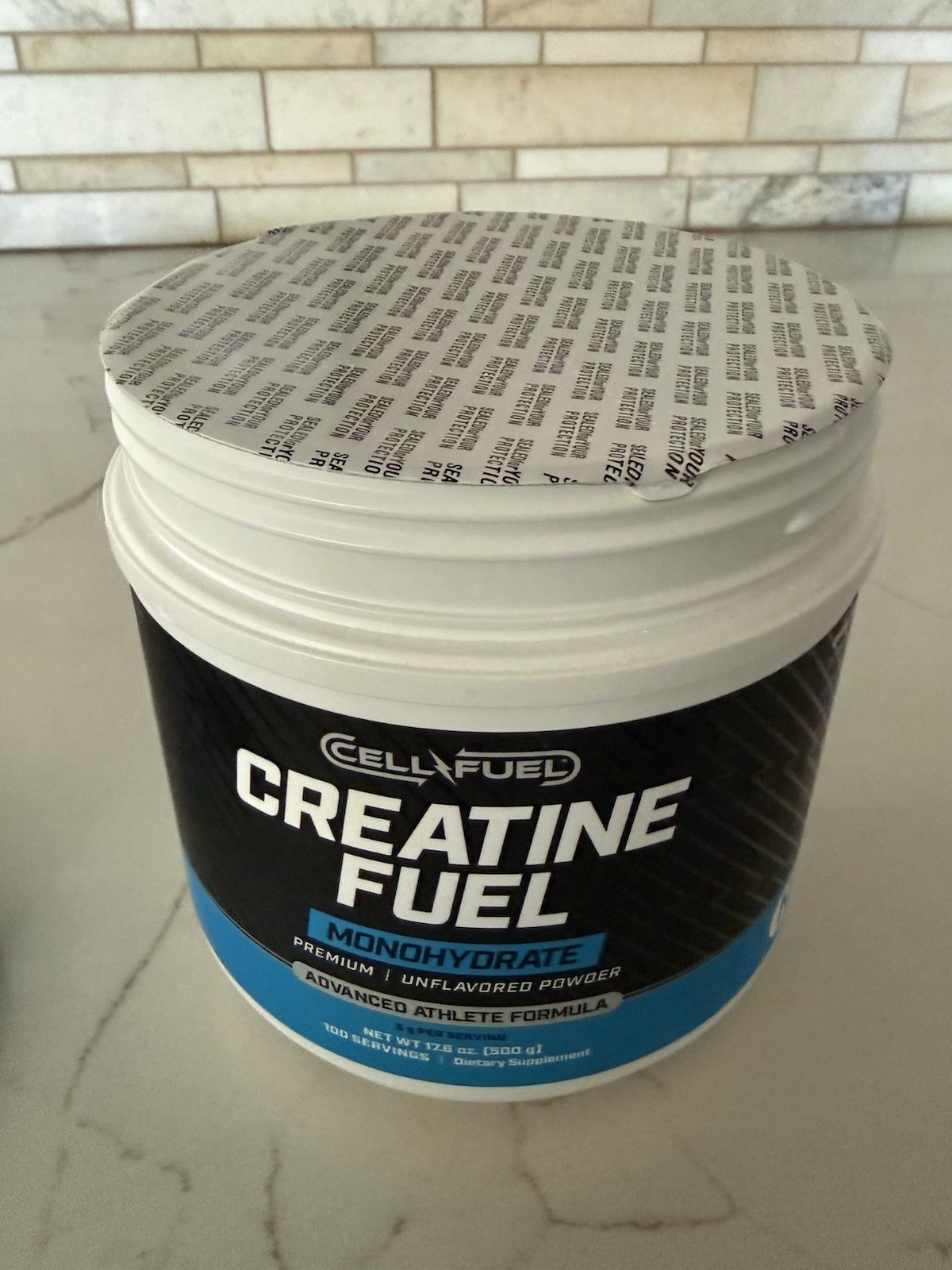 Creatine Monohydrate Powder by CellFuel Unflavored 500g