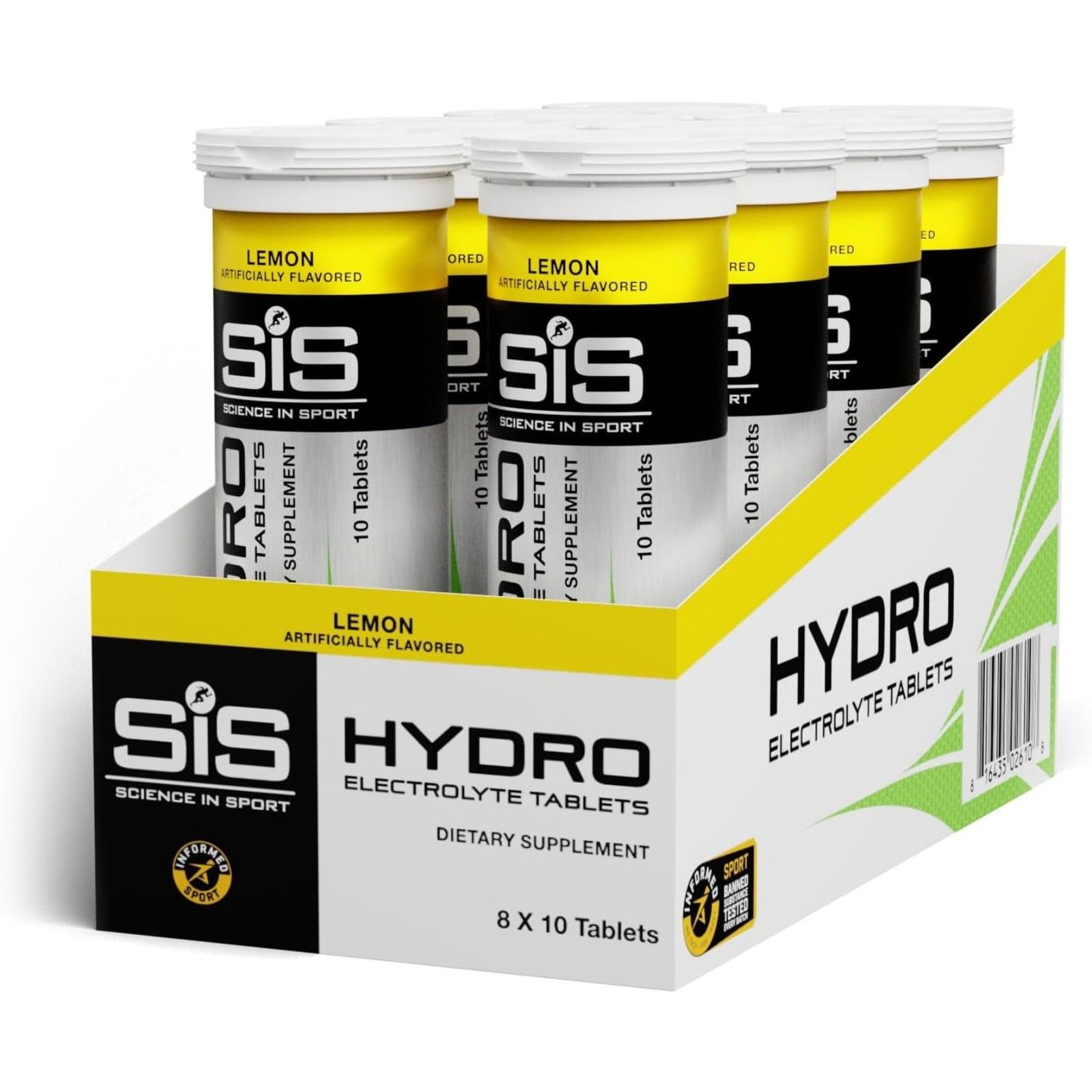 Science in Sport SiS Go Hydro Electrolyte Tablets Lemon Flavor Hydration Box