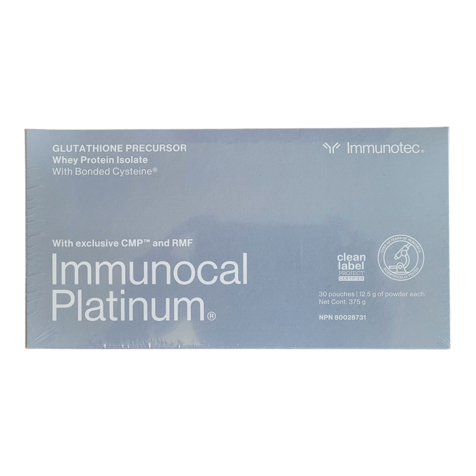 Immunocal Platinum (30 pouches) – New – Free Shipping – Exp: 11/2027