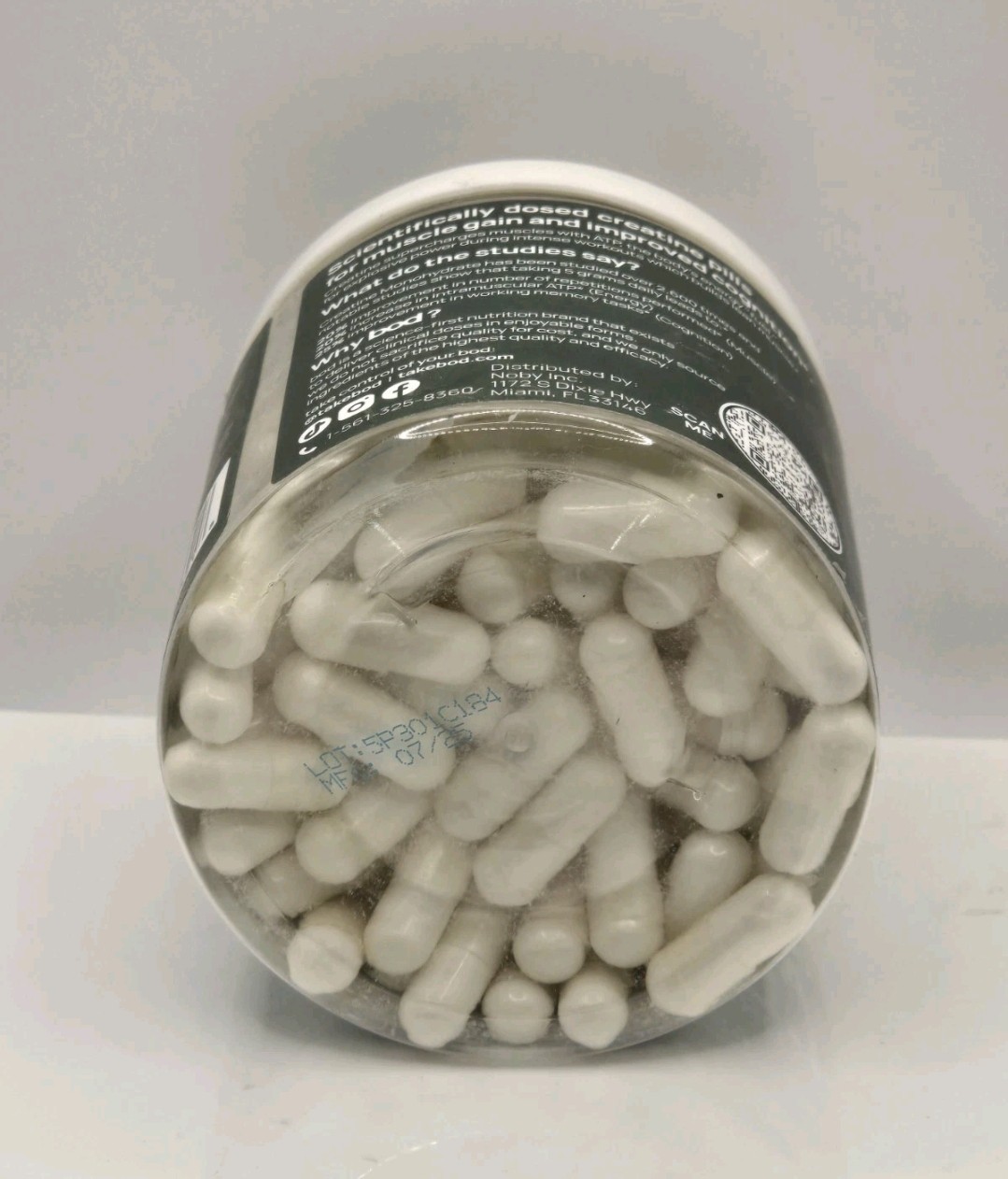 Creatine Monohydrate Pills – Muscle Builder, 180 Capsules, 45 Servings