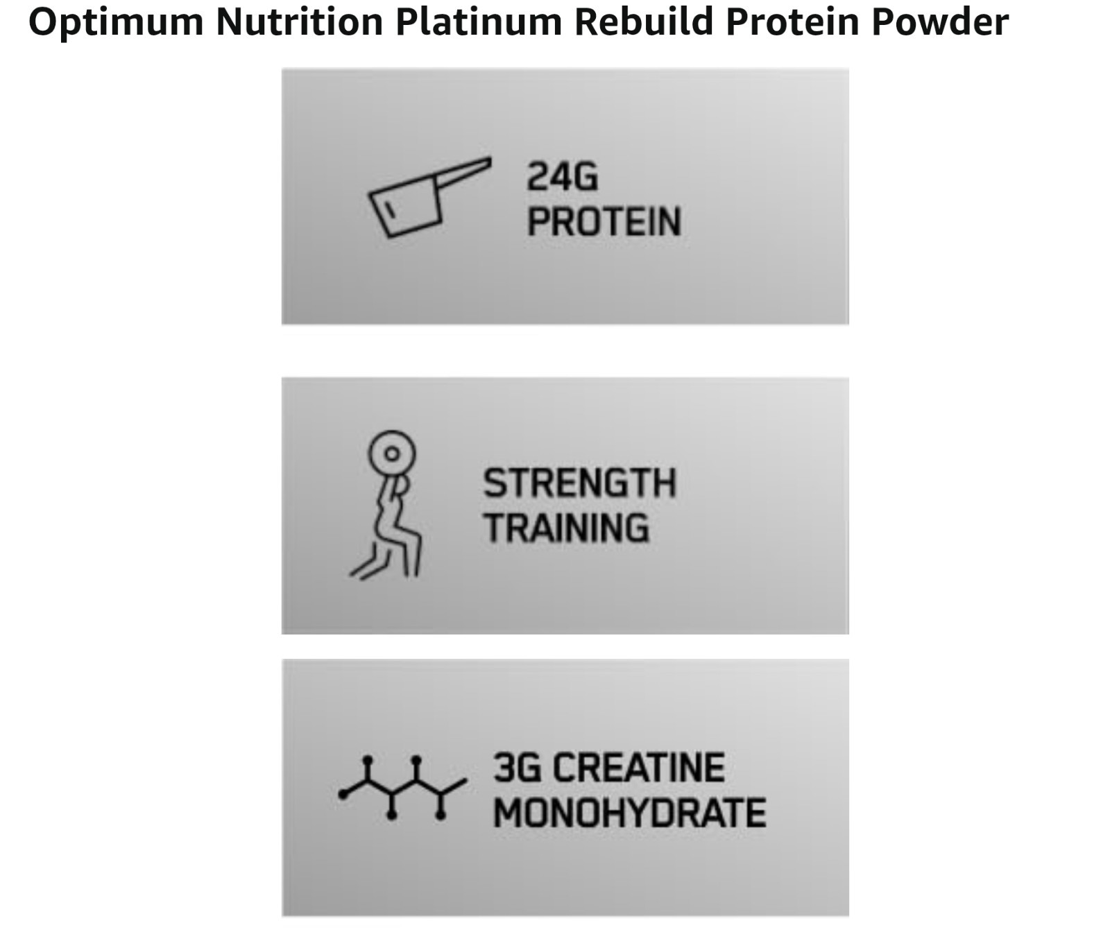 O.N. Platinum REBUILD PROTEIN W/ Crea 1.7 lbs (20 Serv) Dark Chocolate BY 12/26