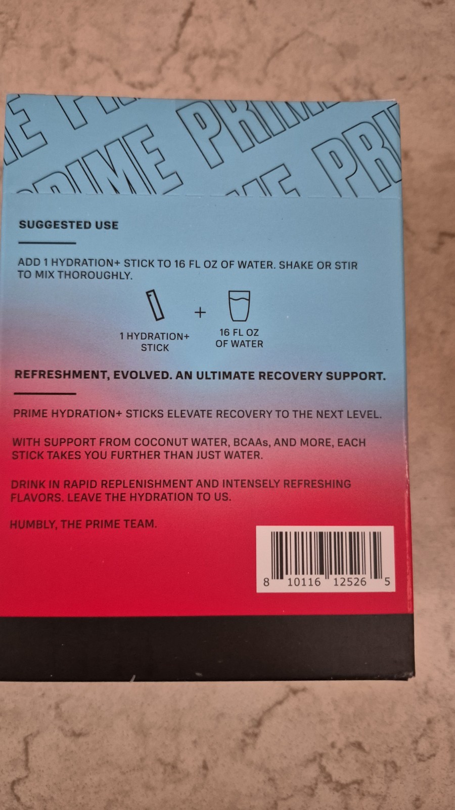 Prime Cherry Freeze Hydration+ Sticks Box Of 15