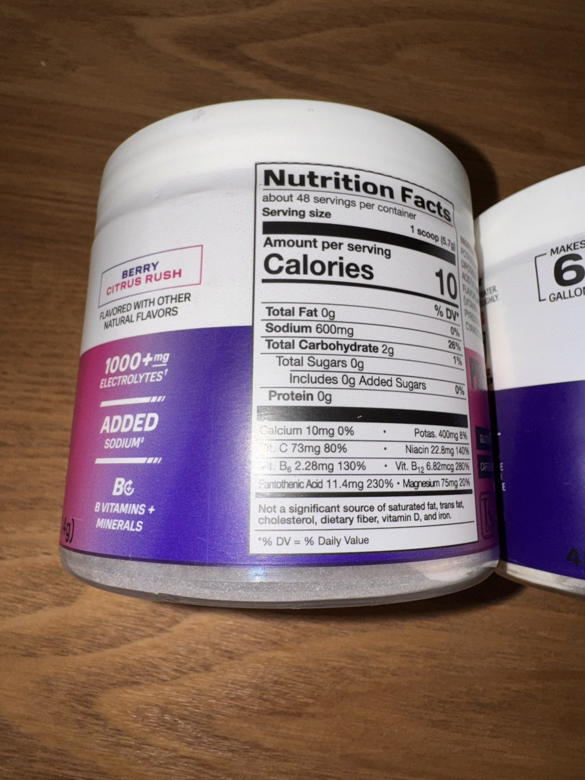 Prime Hydration Rapid Rehydration, Electrolyte Drink Mix Berry Citrus Rush 9.7oz