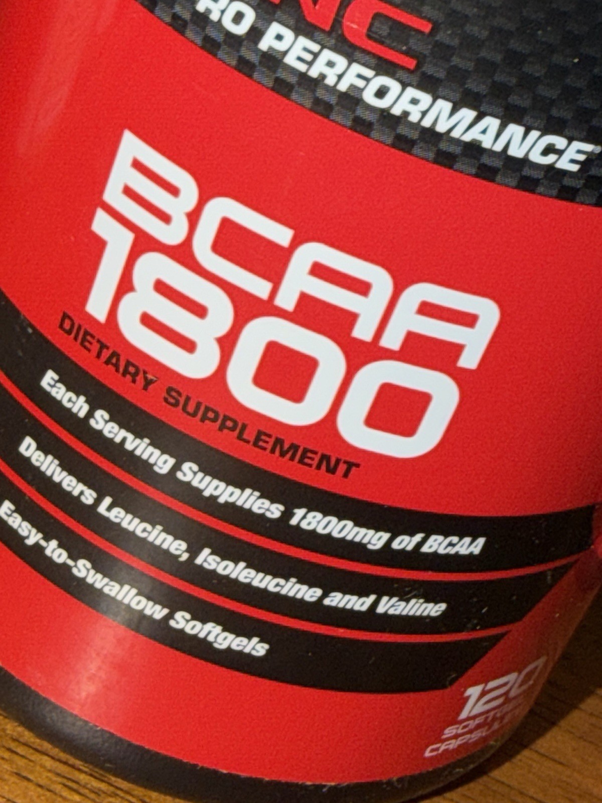 GNC – PRO PERFORMANCE BCAA – 1800mg Amino – 240 Capsules – 40 Serv – Exp: 11/26