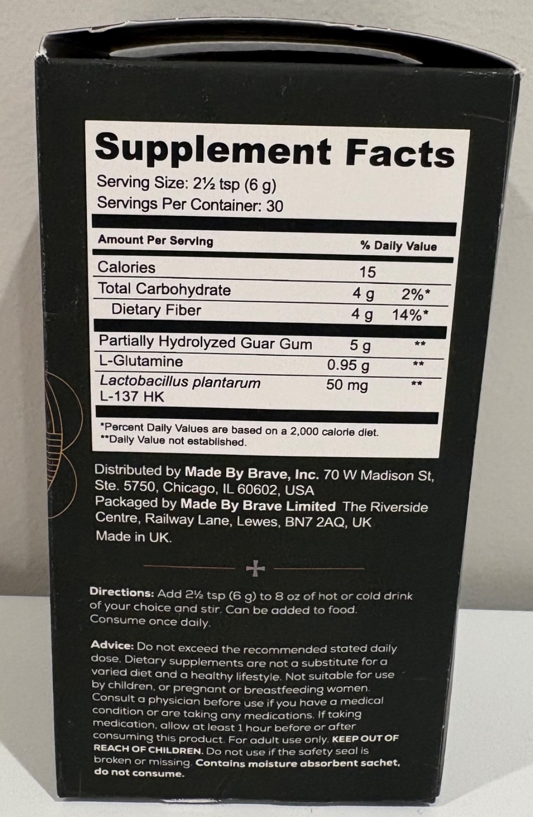 Ancient + Brave True Biome | 180g | 30 Servings – New in Box