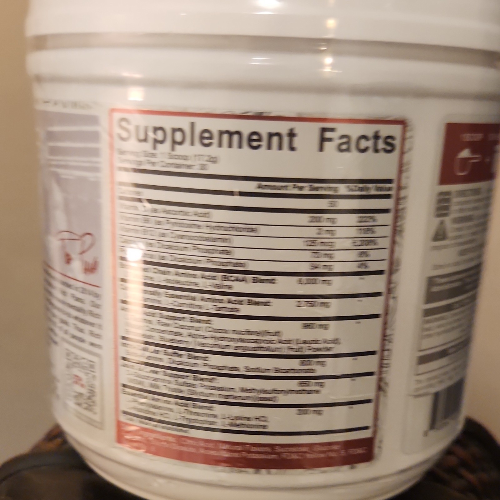 5% Nutrition All Day You May BCAA Amino Acids Powder 18.20 oz Exp 10/26
