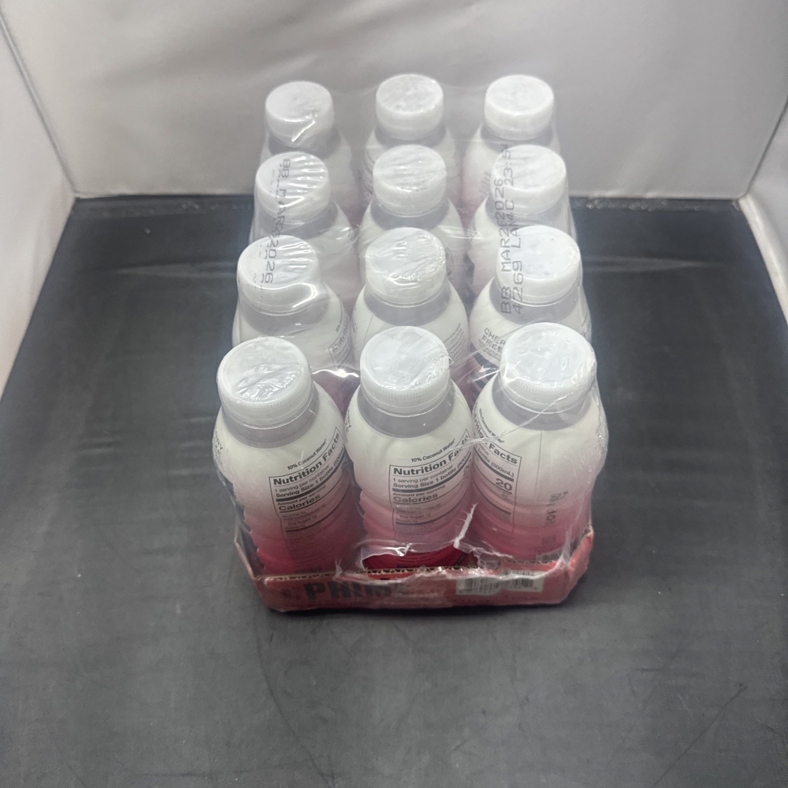 PRIME Hydration Drink 16.9 Fl Oz Pack of 12 Natural Electrolytes Zero Sugar