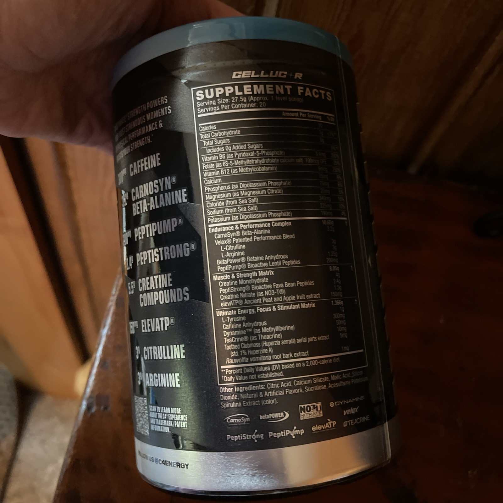 C4 Ultimate Pre-Workout FROZEN BOMBSICLE 14.1 oz Energy Supplement