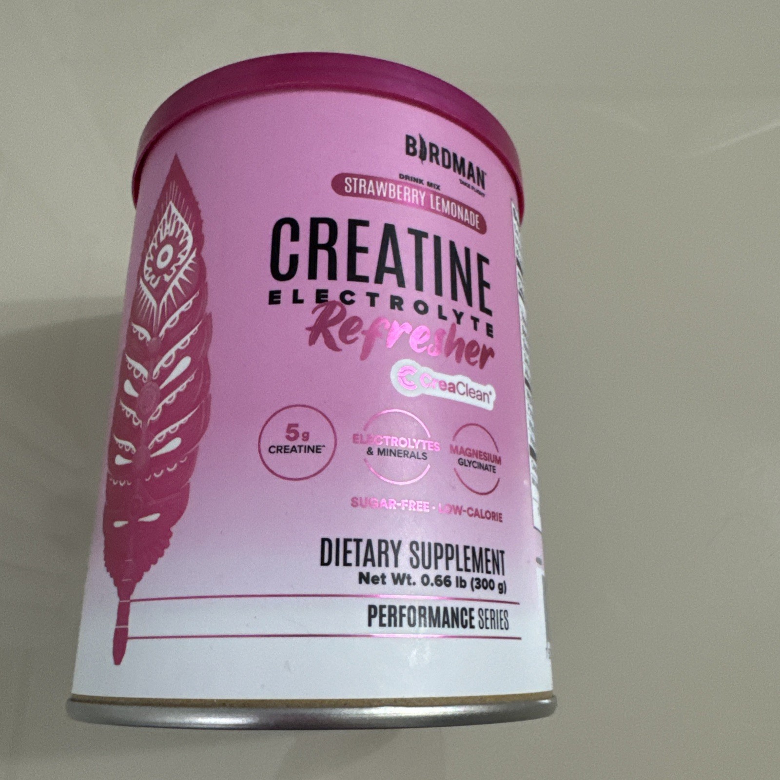 Birdman Creatine + Electrolyte Powder Strawberry Lemonade