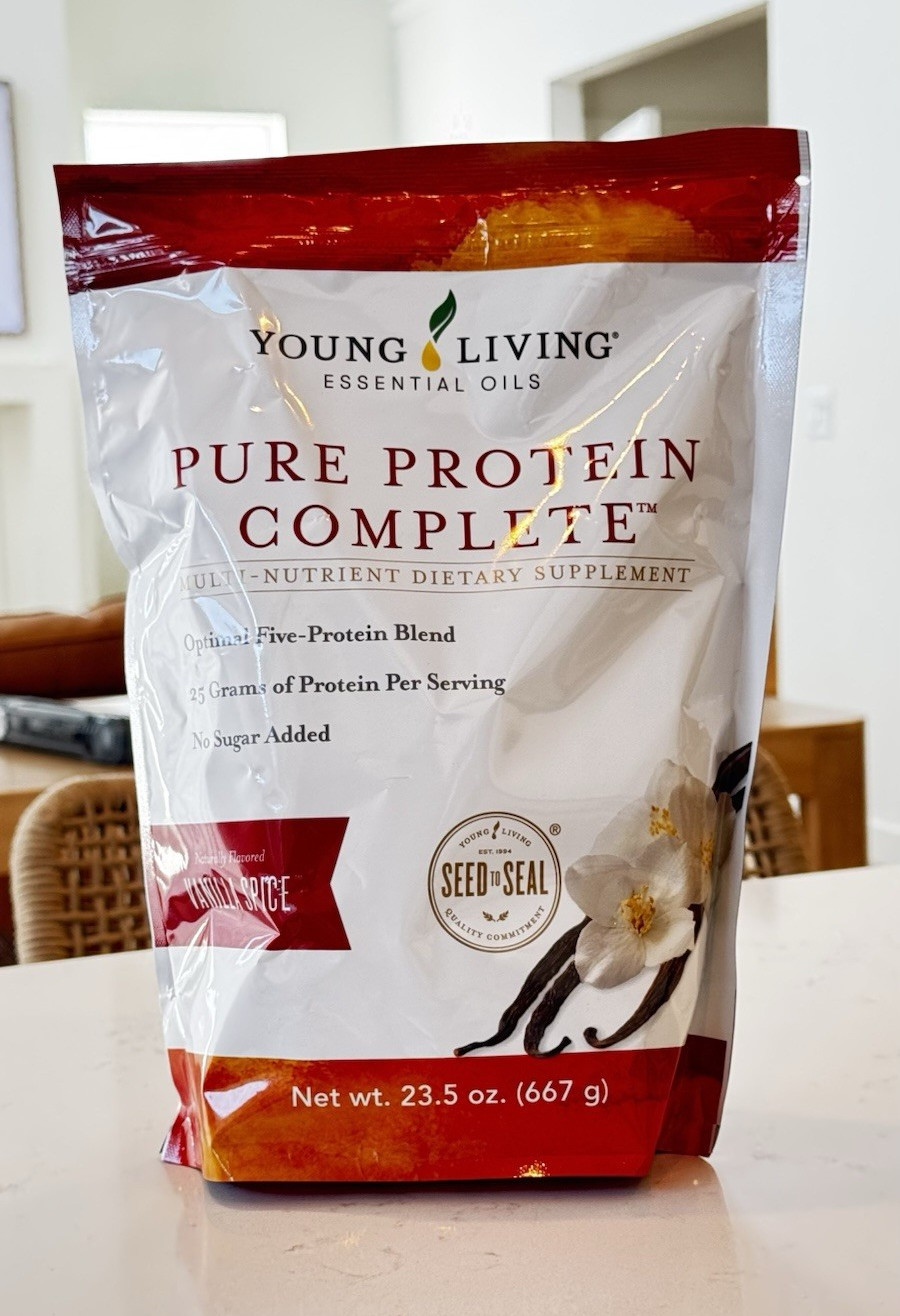 Young Living Pure Protein Complete Vanilla Spice Powder, Soy Free, 23.5 oz