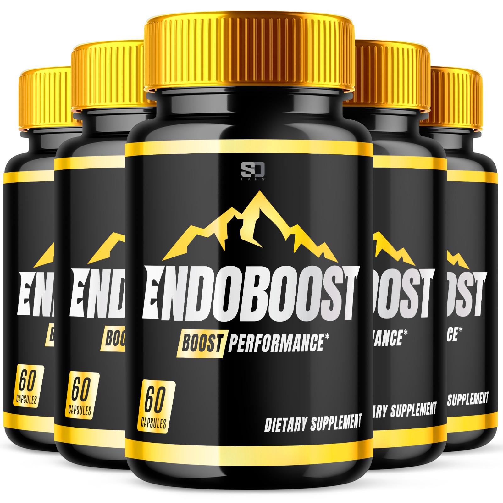 (5 Pack) Endoboost Men Supplement , Endo Boost Male Health Pills (300 Capsules)