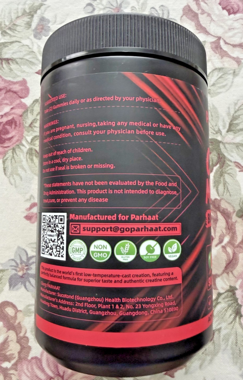 Parhaat NSF Certified Creatine Gummy – Creatine Monohydrate Gummies 5g