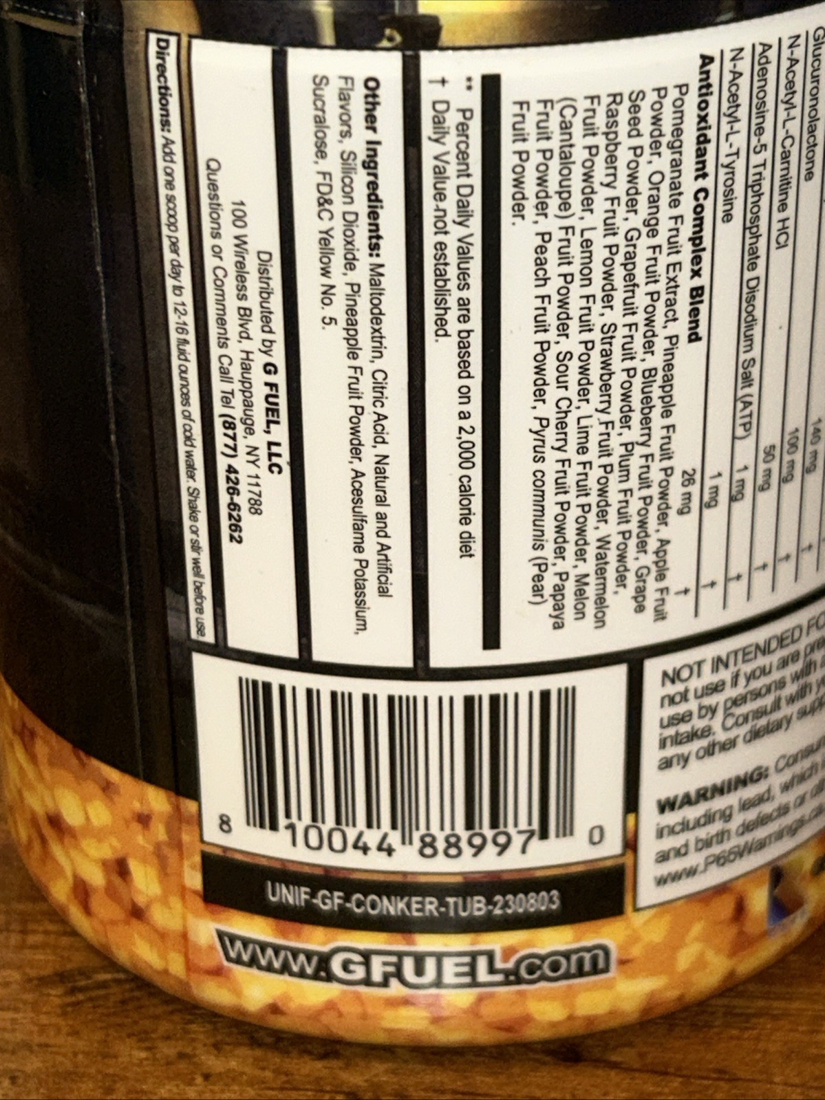 G FUEL Conker’s Bad Fur Day: Mighty Poo Energy Formula (40 Servings) Exp 2028