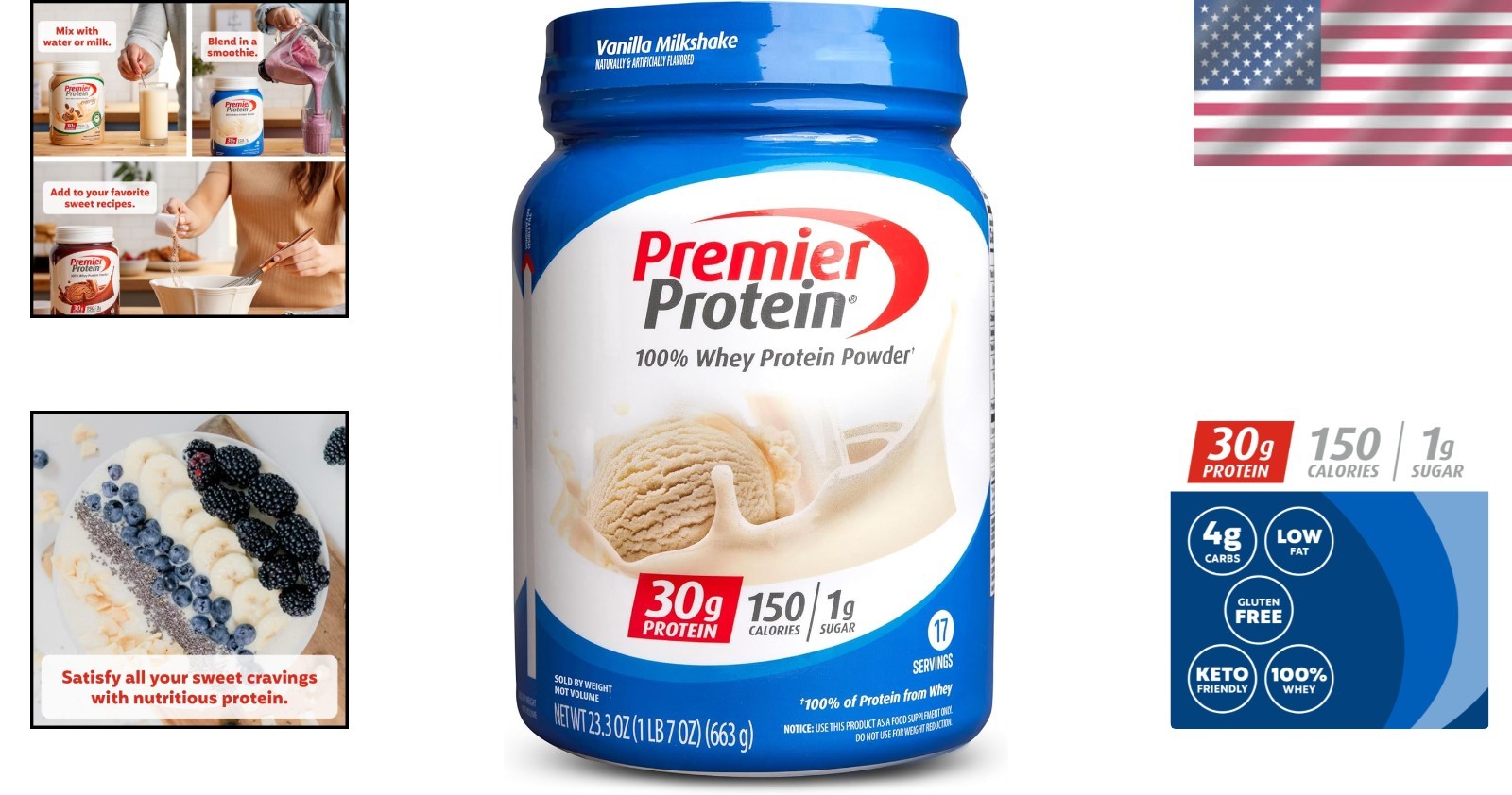 Brand New Powder Vanilla Milkshake 23.3oz