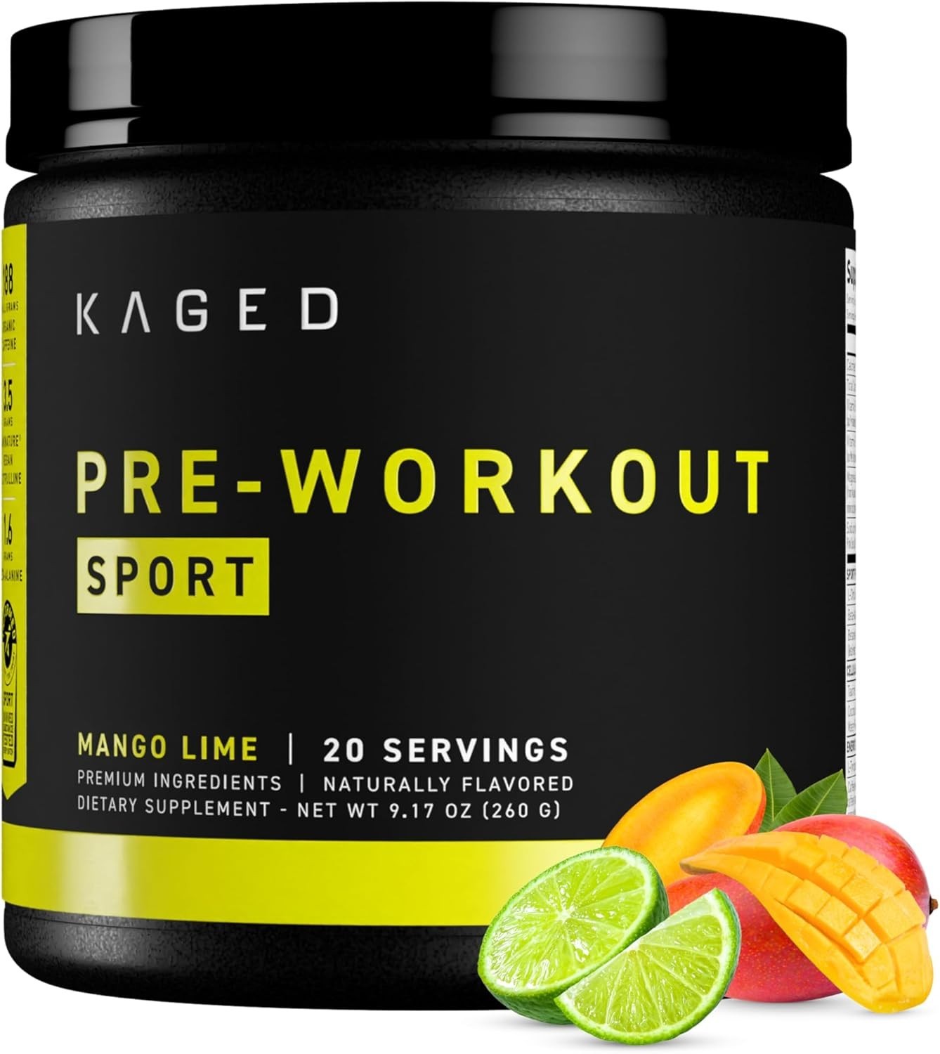 Sport Certified Pre Workout Powder for Men & Women – Plant-Based Energy Support