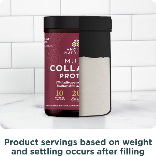 Ancient Nutrition Multi Collagen Protein Powder – Unflavored – 20 Servings