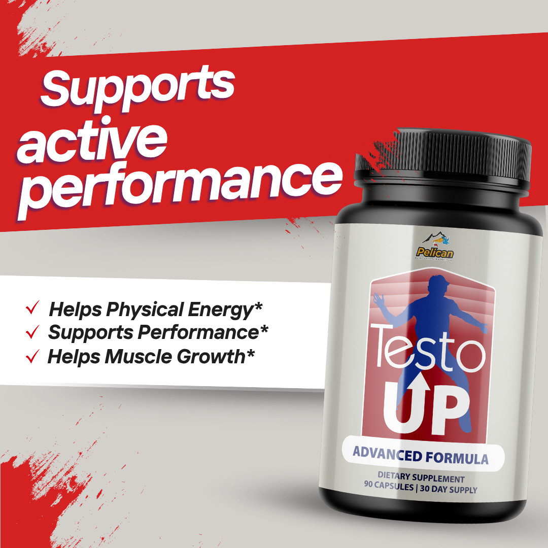 Testo Up- Bodybuilding & Men’s Health Support- 12 Bottles- 1080 Capsules
