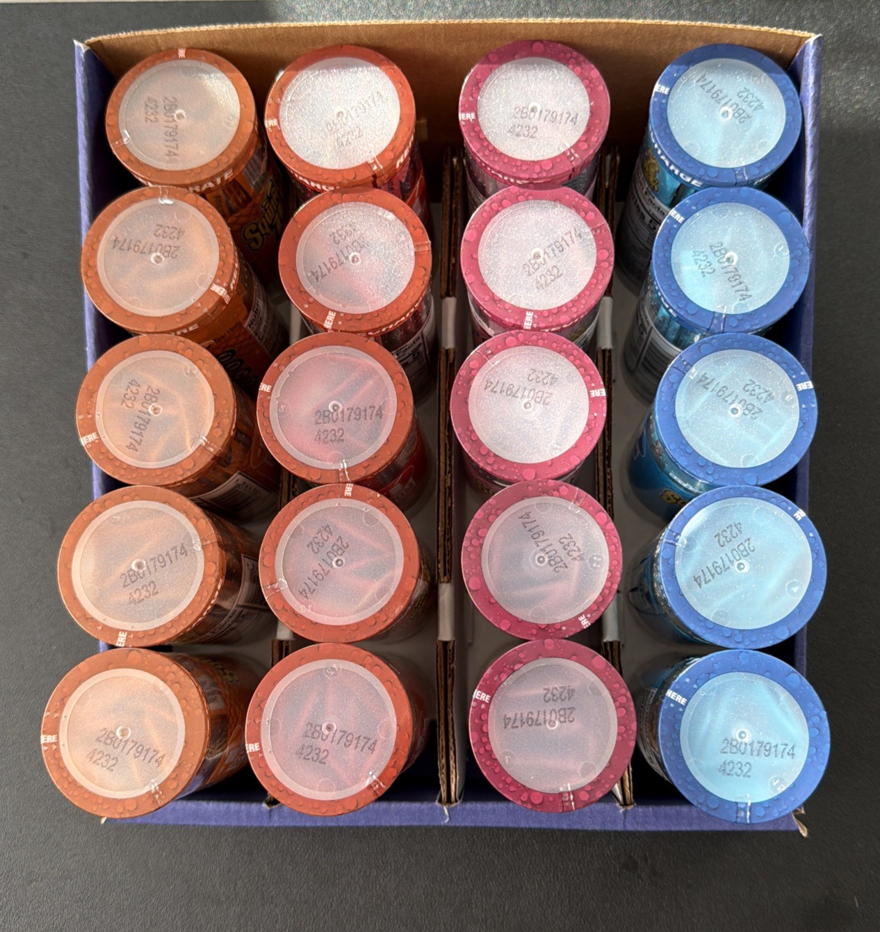 Sqwincher Zero Qwik Stick Electrolyte, 4 Flavor Variety 10 Count Each 20 Tubes