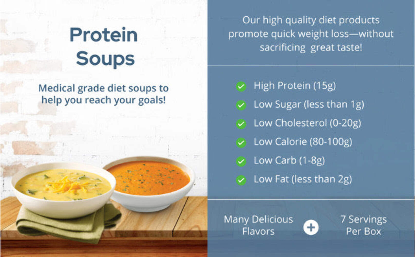 ProtiWise Cream of Chicken Soup, High Protein Low Calorie KETO Diet Friendly 7ct