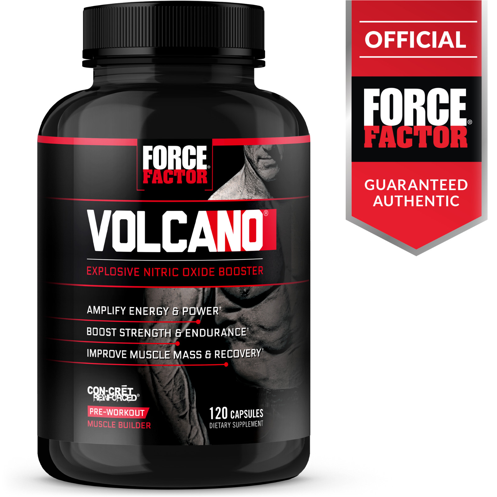 VolcaNO Pre-Workout Nitric Oxide Booster with Creatine – Build Muscle and Pump