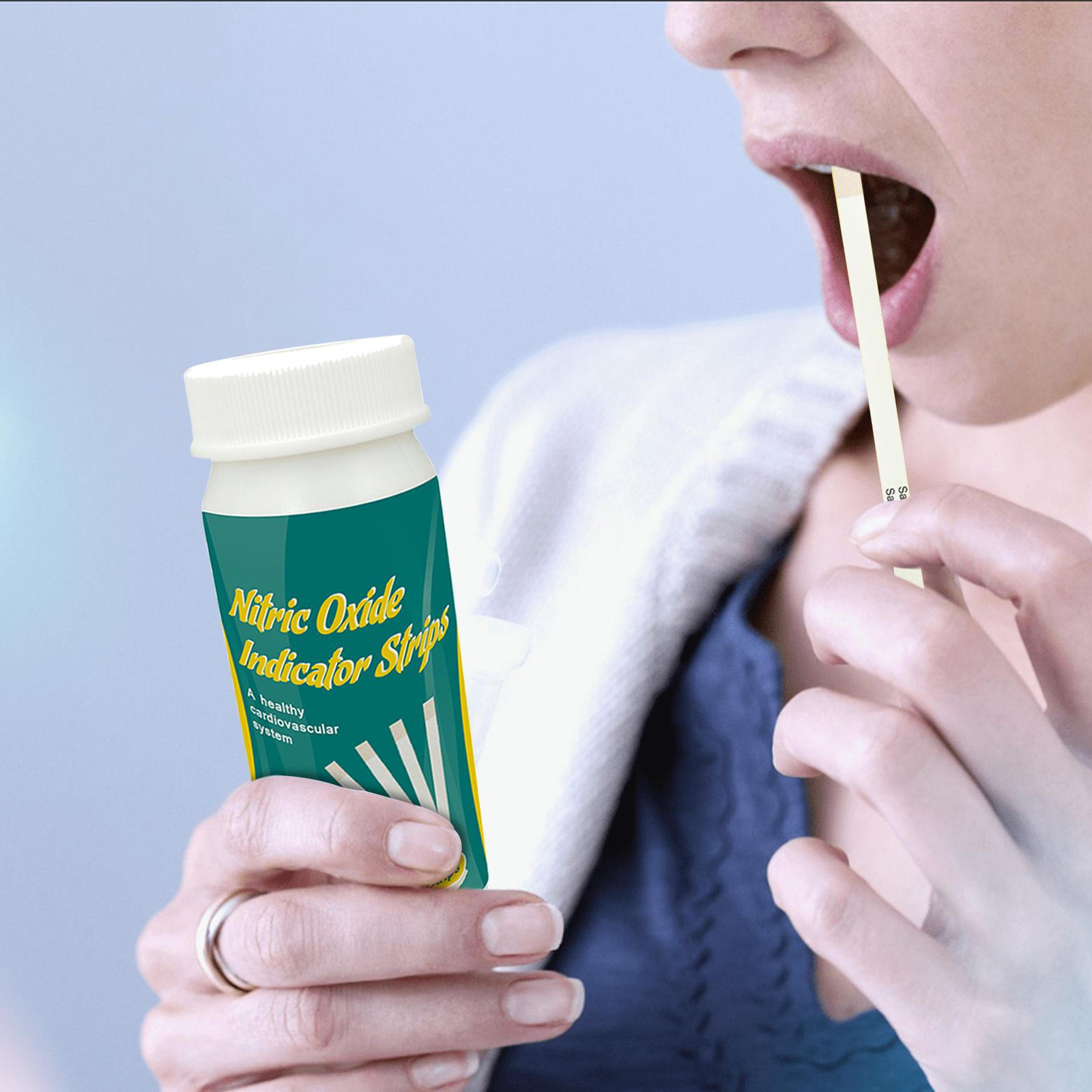 Nitric Oxide Indicator Strips Test Salivary Nitrite Levels 25 Strips