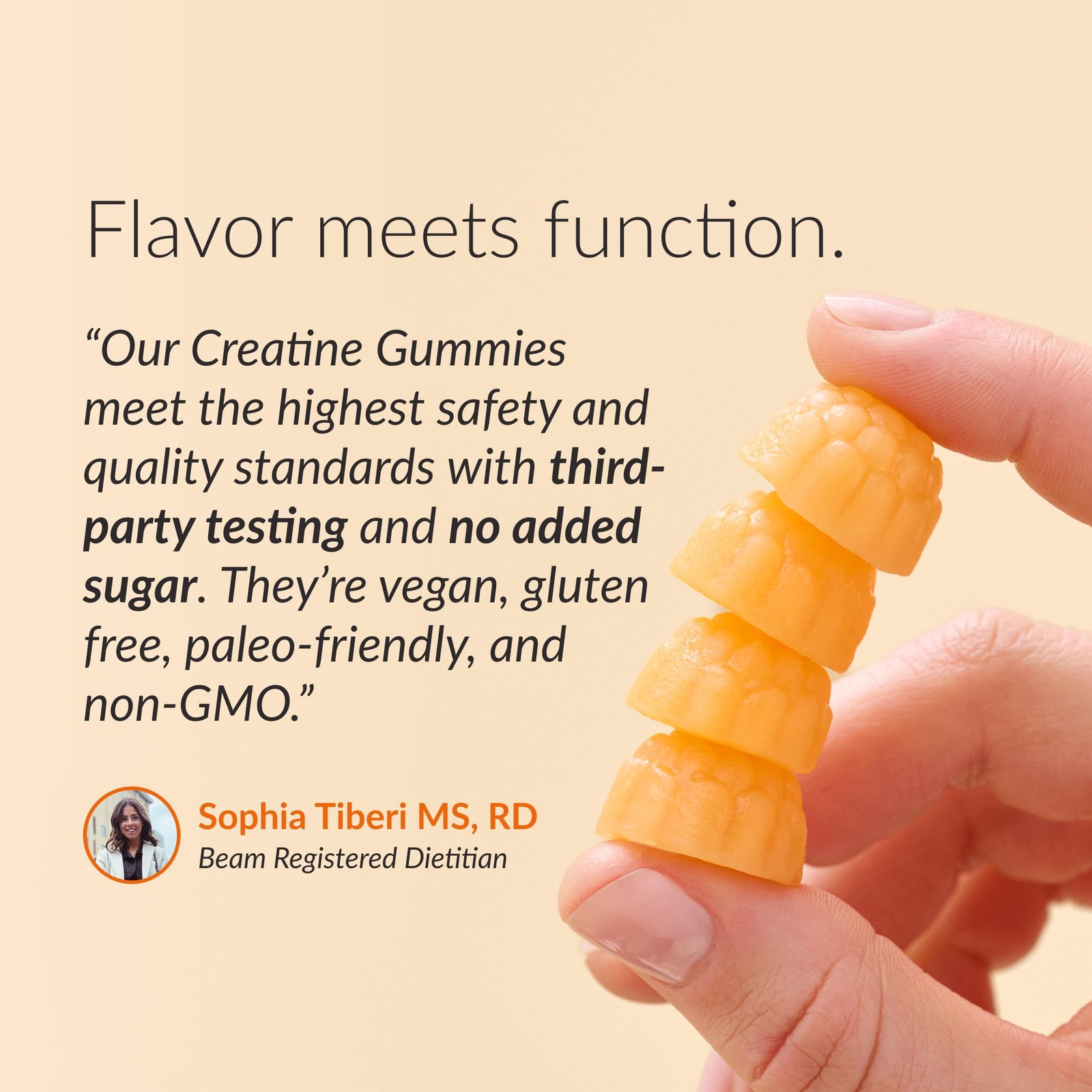 Creatine Gummies – Creatine Monohydrate Gummies with 5g Creatine, Sugar Free,…
