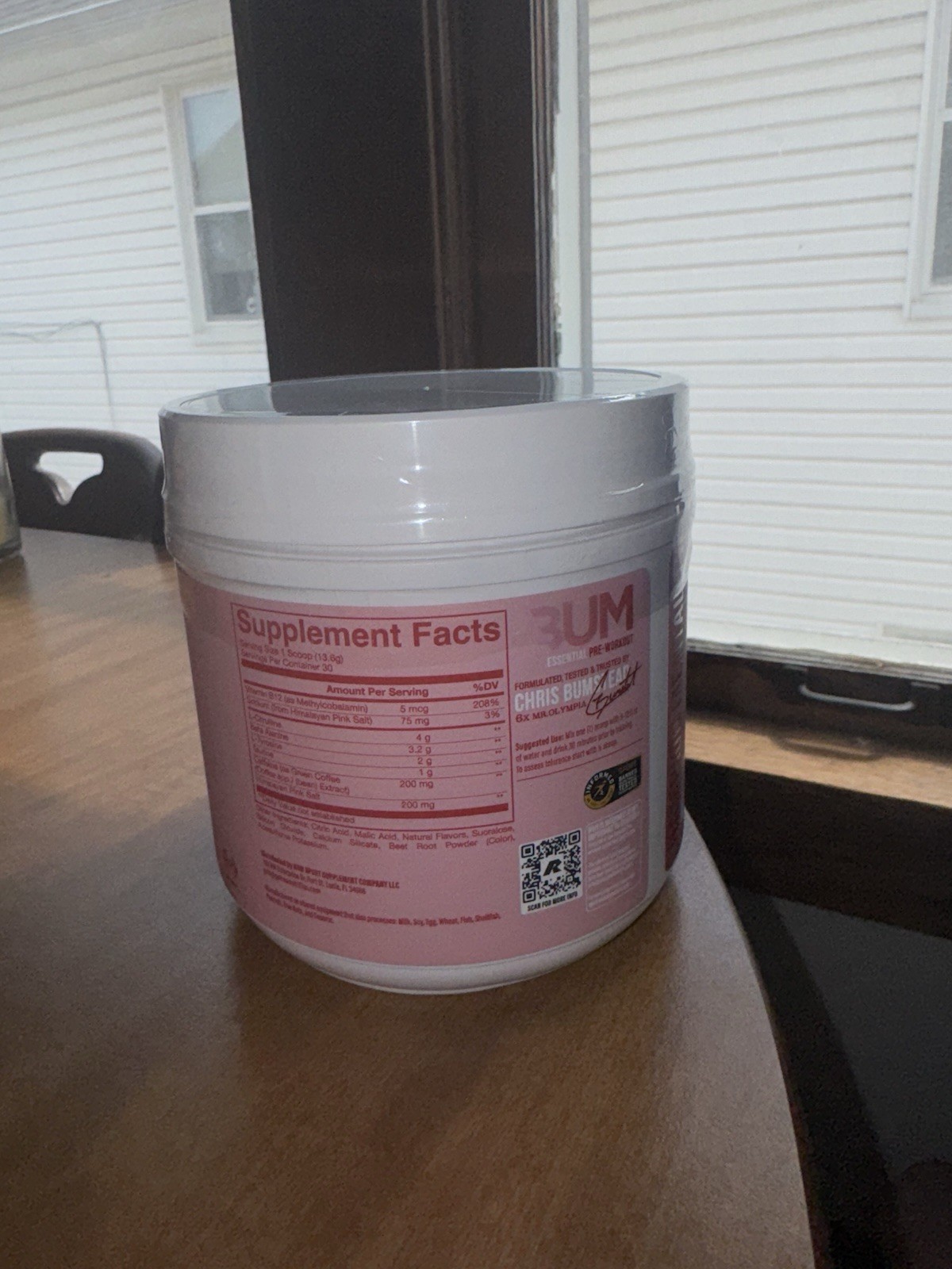 Raw Nutrition x CBUM – Essential Pre-Workout Powder – Energy & Focus-30 Servings