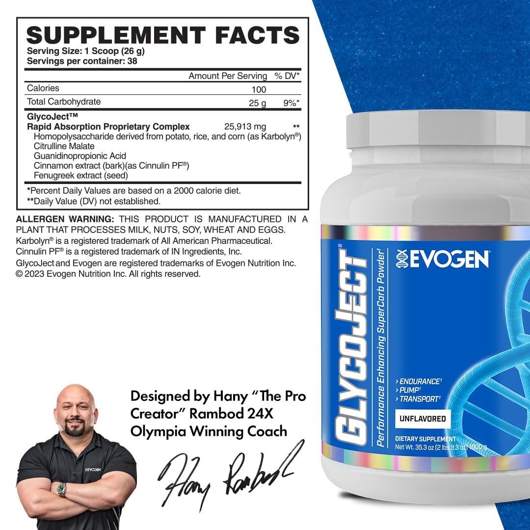 Super Carb Powder – Rapid Absorption Pre-Workout & Intra-Workout Fuel | 37 Servi