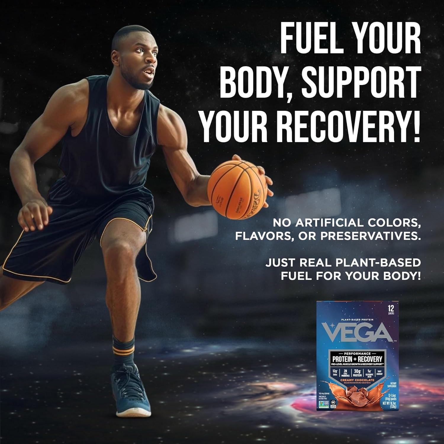 Protein + Recovery, Chocolate – 30G n Protein, Dairy & Gluten Free, Probiotics,
